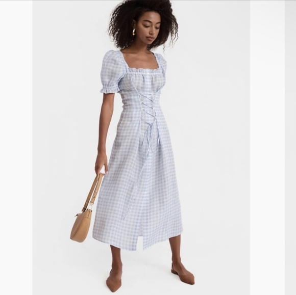 NWT Sleeper Vichy Marquis Maiden dress, small - Picture 2 of 8